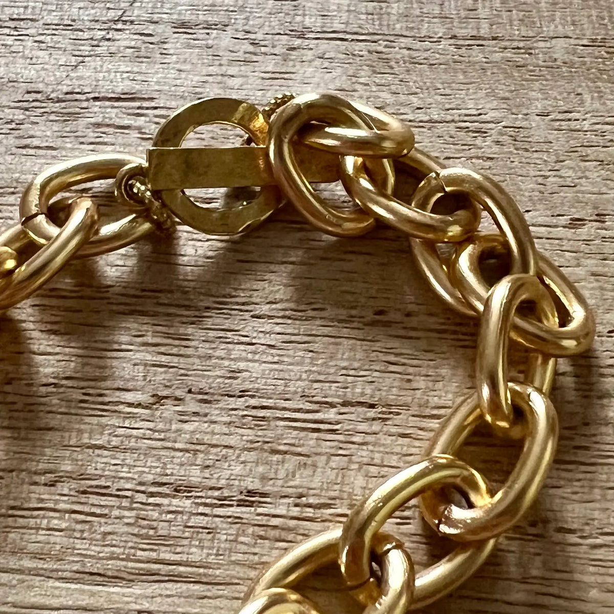 Hype Train Gold Medallion & Chain Necklace