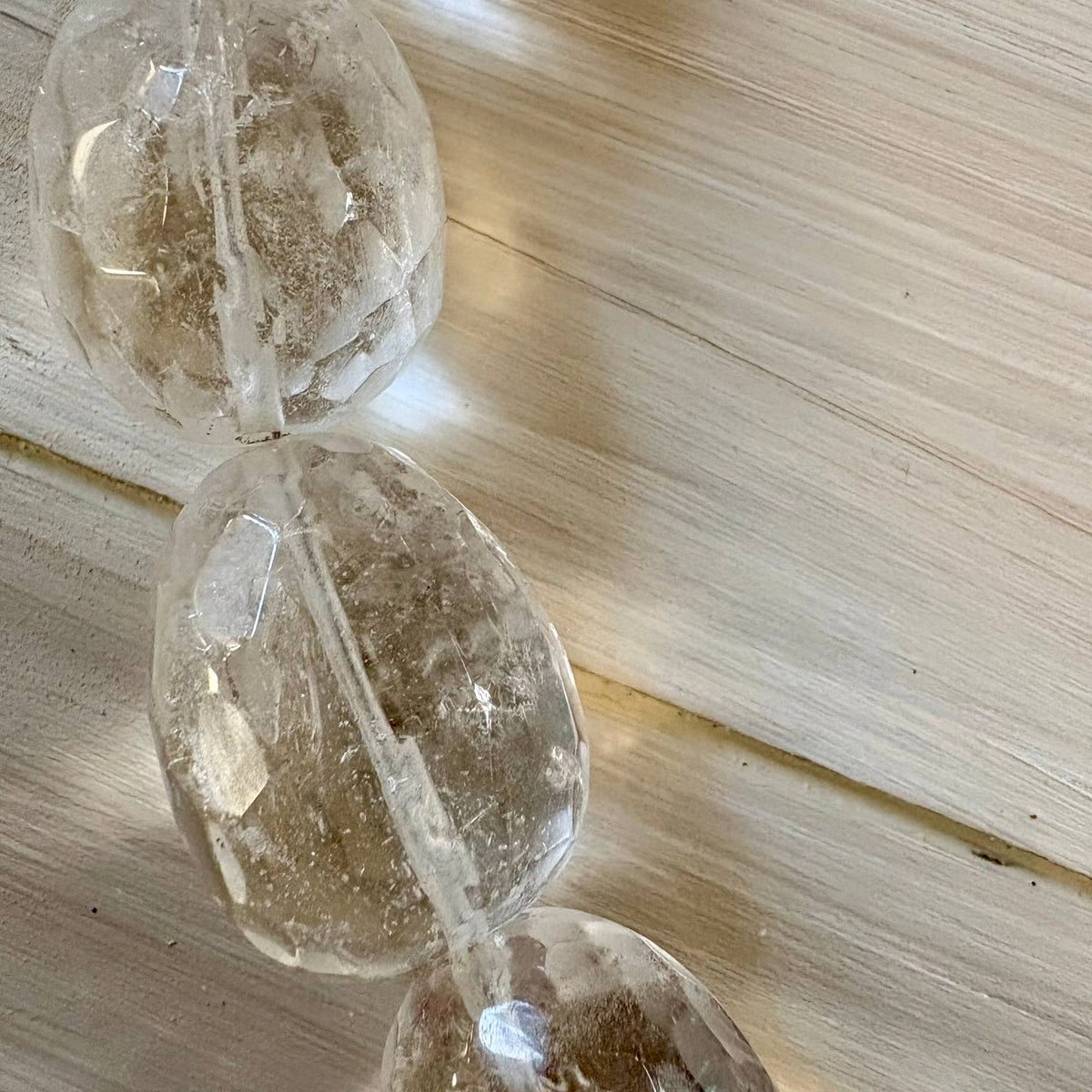 Diamond Doll Quartz Crystal Statement Gemstone Necklace