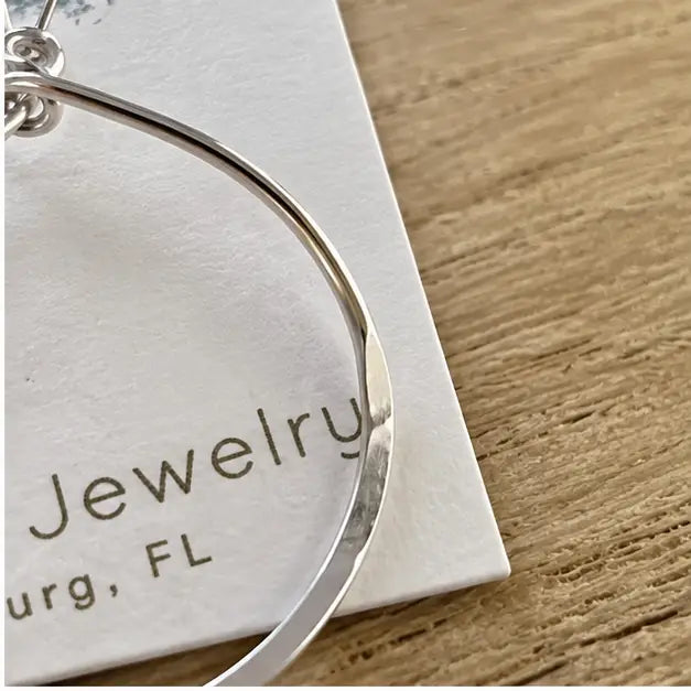 Fair Question Classic Silver Hoop Earrings