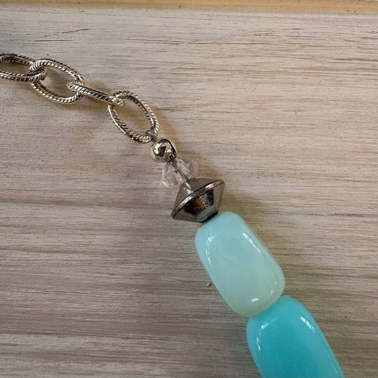 So Emotional Peruvian Opal Nugget Gemstone Necklace