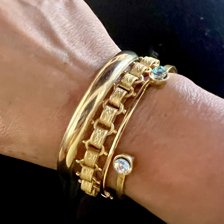 Maybelle from Slidell Antique Gold Chain Bracelet