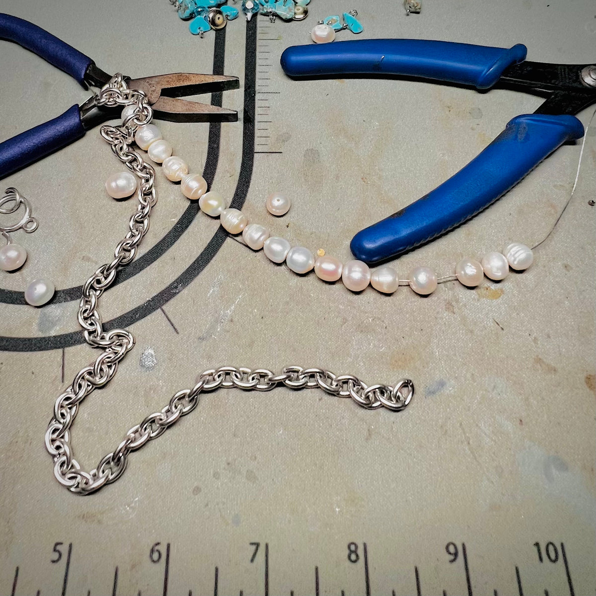 Ginger’s Revenge Freshwater Pearl & Silver-Plated Chain Necklace