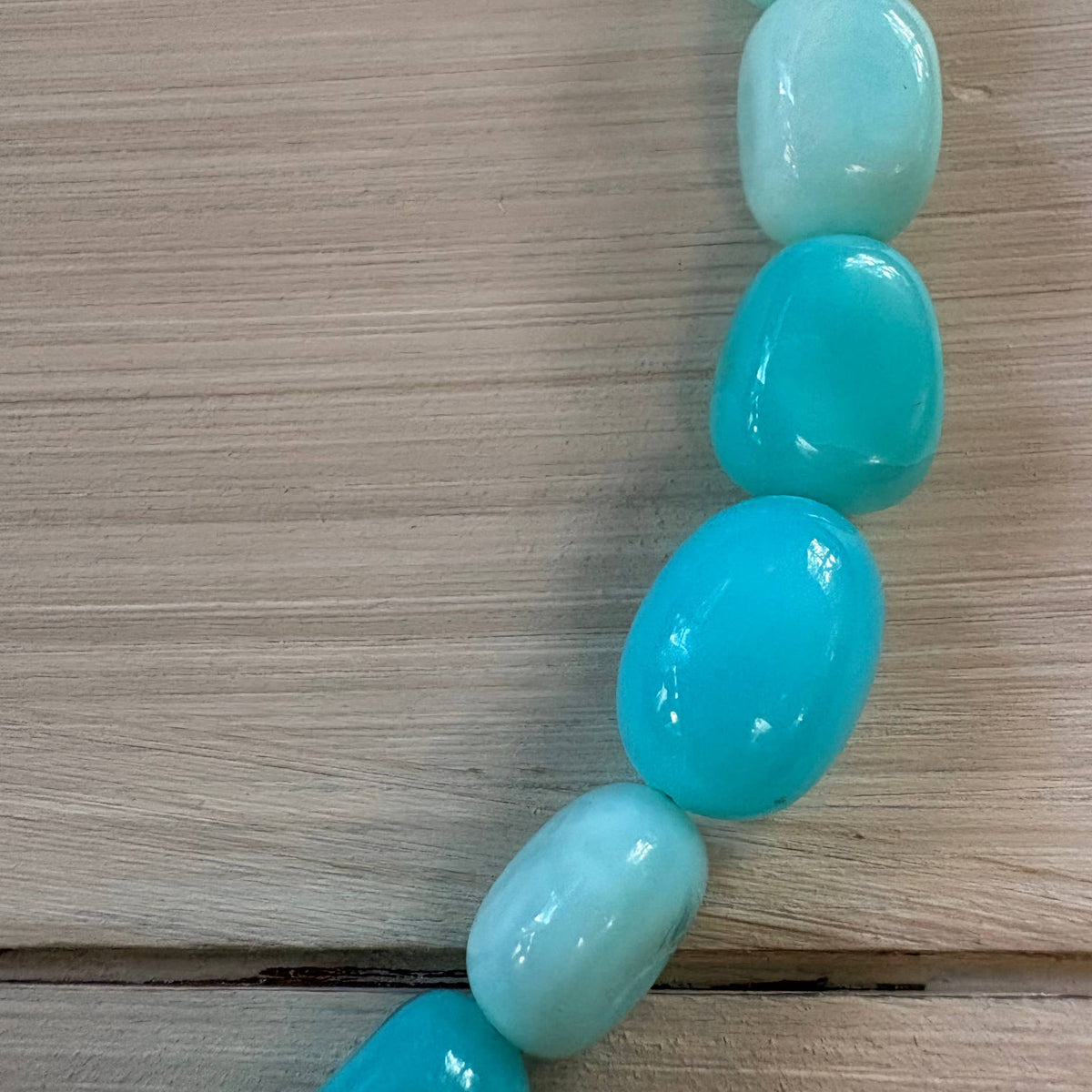 So Emotional Peruvian Opal Nugget Gemstone Necklace