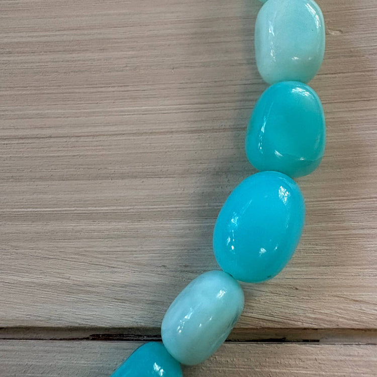 So Emotional Peruvian Opal Nugget Gemstone Necklace