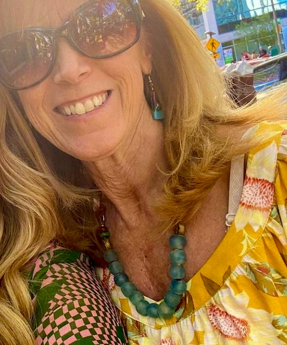 Beach Day Fair Trade Vegan Leather Beach Necklace