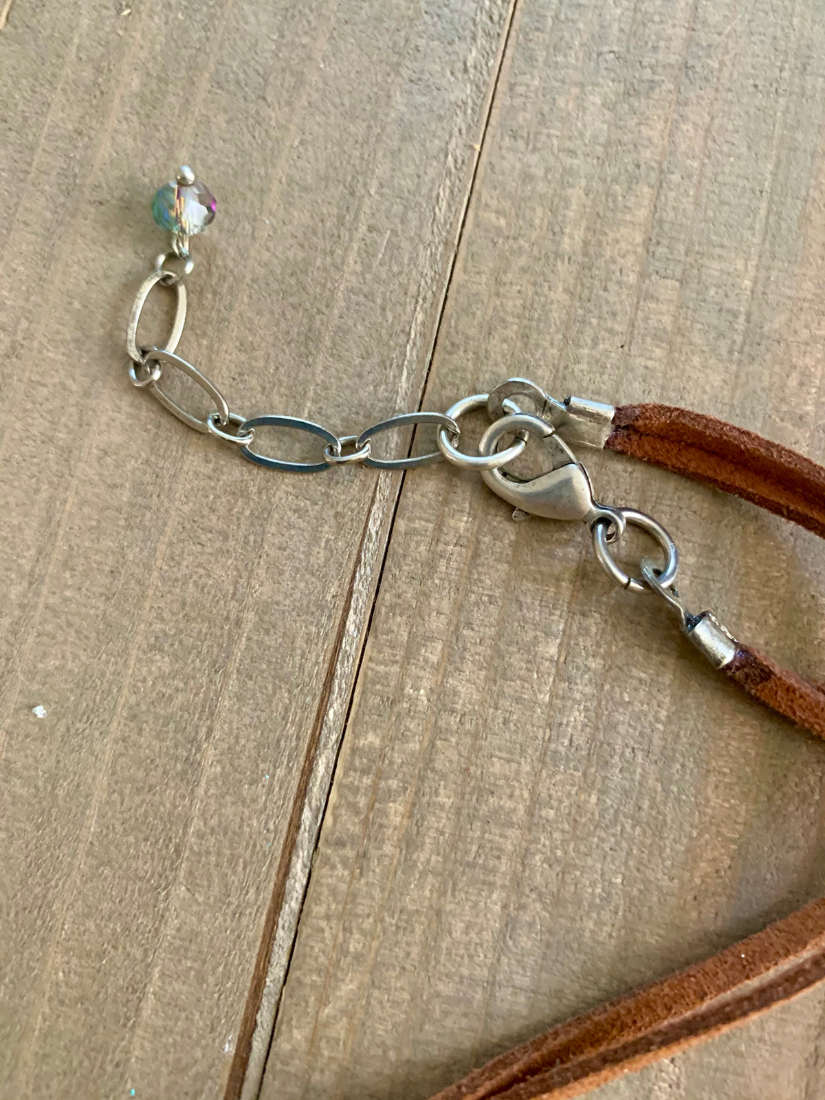 Beach Day Fair Trade Vegan Leather Beach Necklace