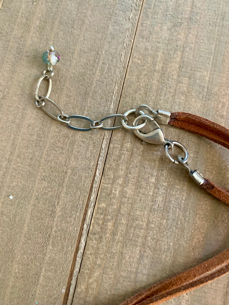 Beach Day Fair Trade Vegan Leather Beach Necklace
