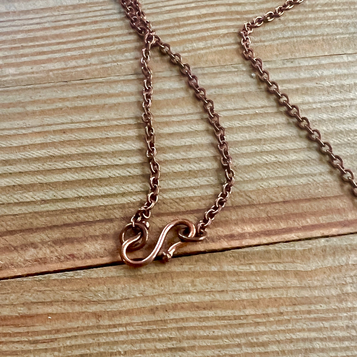 Afterparty Copper-Plated Skeleton Leaf & Chain Necklace