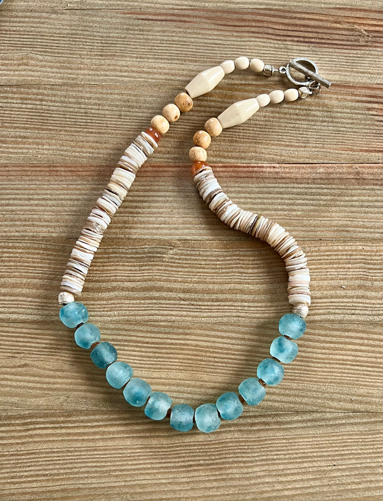 Instafamous fair trade summer statement necklace
